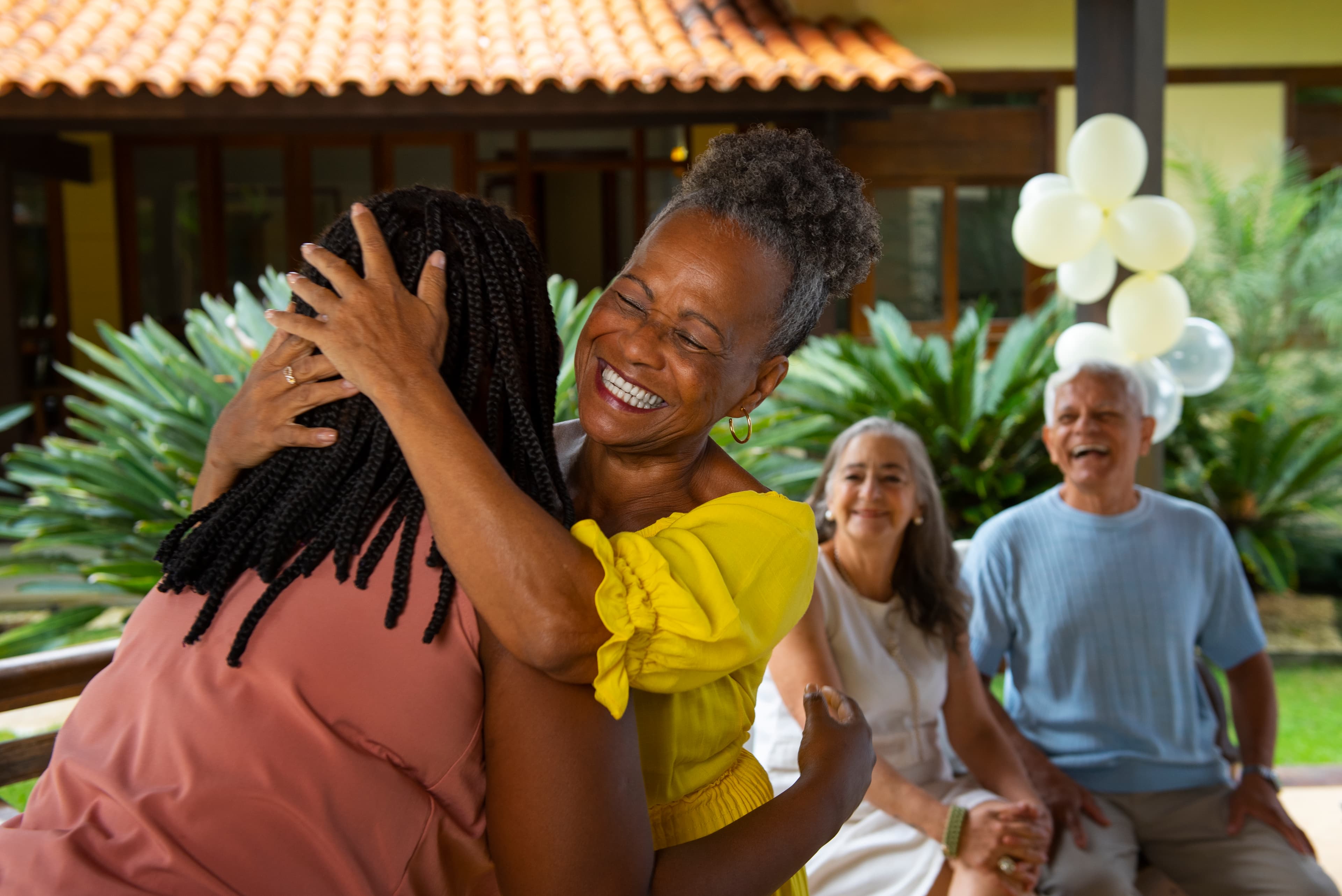 An elderly person cared for through the Uche Care Foundation